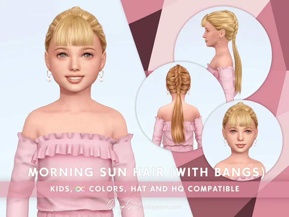SONYASIMS - MORNING SUN HAIR KIDS (WITH BANGS - FRINGE)