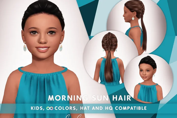 SONYASIMS - MORNING SUN HAIR KIDS (NO BANGS - FRINGE)