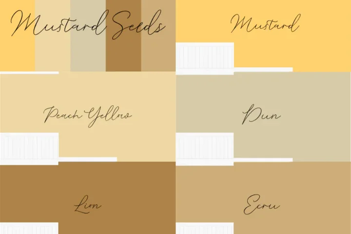 Coolors Custom Palette Wallpapers – Mustard Seeds
