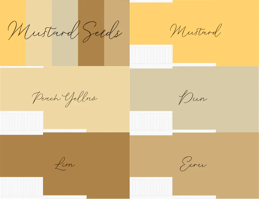 Coolors Custom Palette Wallpapers – Mustard Seeds