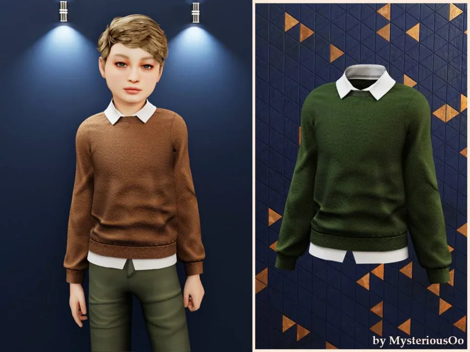 Child - Classic layered sweater