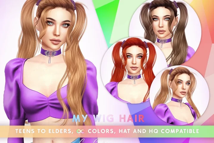 SONYASIMS - MY WIG HAIR - FEMALES