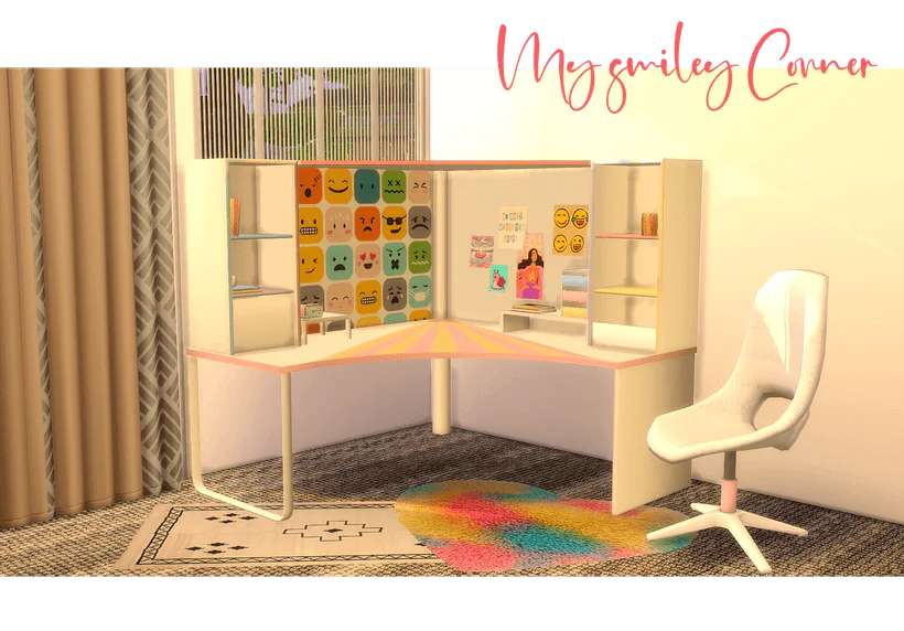 My Smiley Corner Set by SNOOTYSIMS