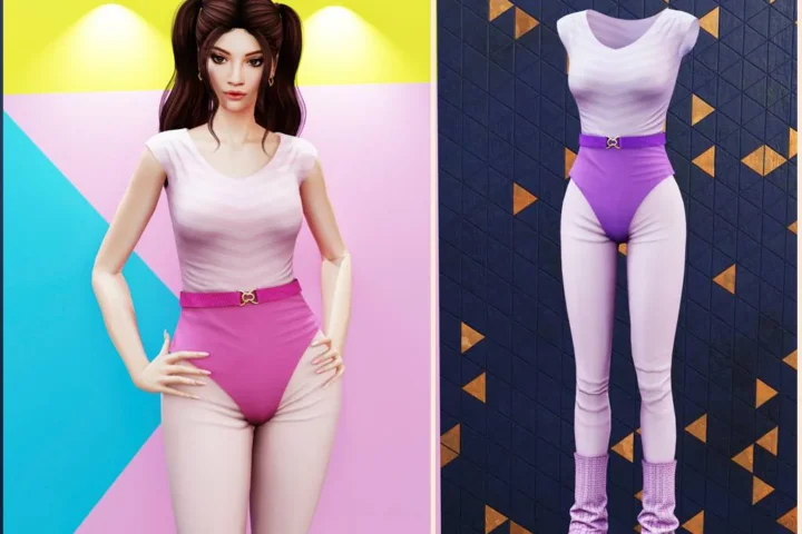 Aerobics outfit Brooke
