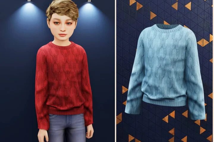 Child - Cable knit sweater