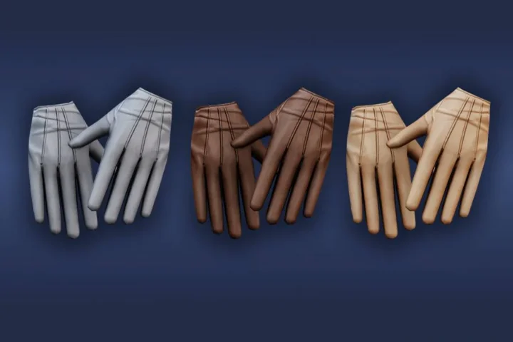Elegant leather gloves with vintage charm