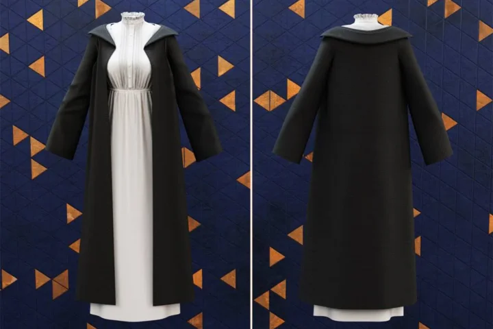 Fern - White dress with coat
