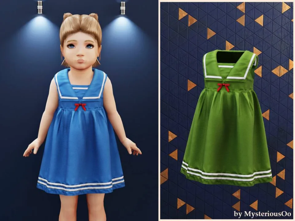 Toddler - Little sailor dress