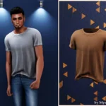 Male - Casual relaxed fit t-shirt