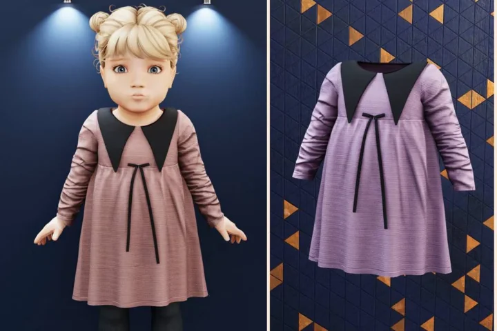 Infant - Peter pan collar dress