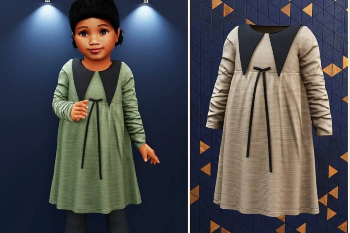 Toddler - Peter pan collar dress