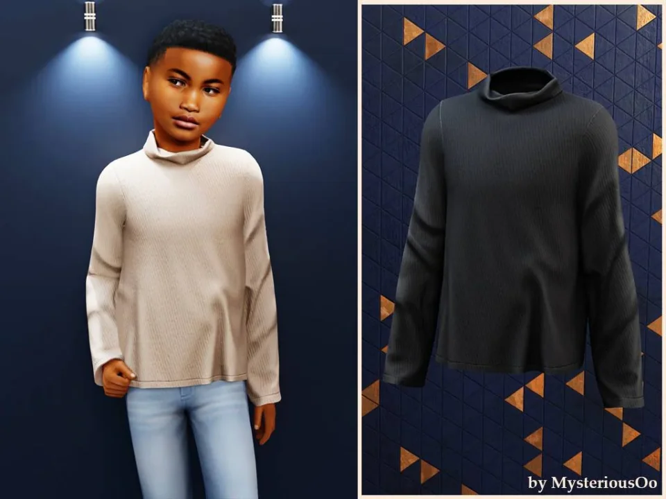 Child - Relaxed soft drape sweater
