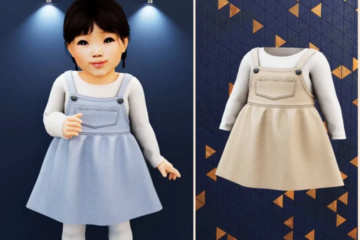 Infant - Soft overall dress