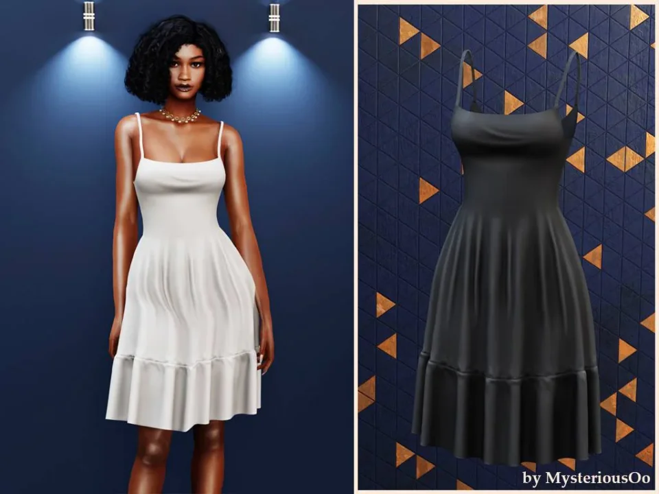 Soft flow midi dress