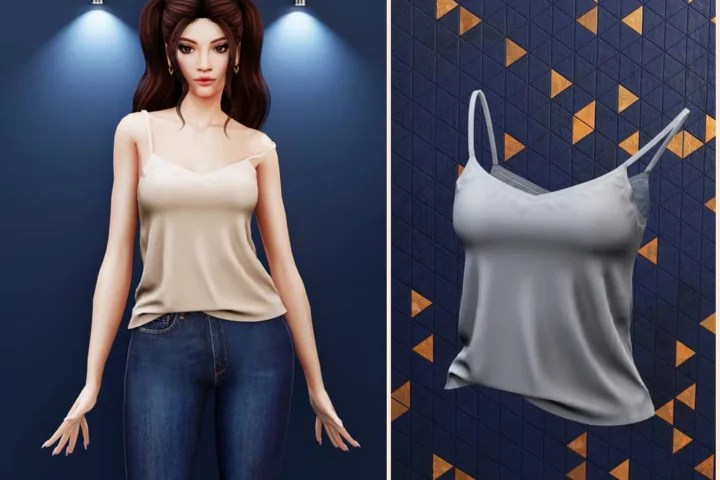 Soft satin camisole