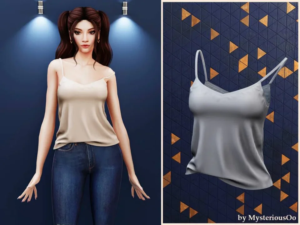 Soft satin camisole