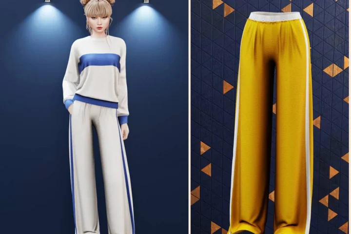 Sporty Sstripe Ppants