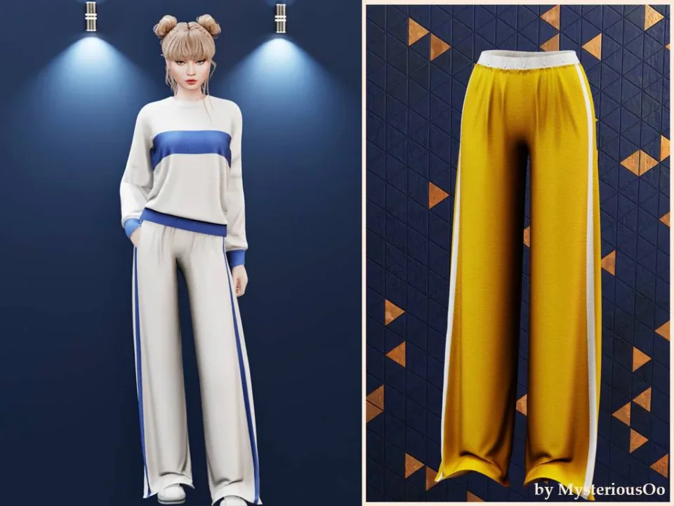 Sporty Sstripe Ppants