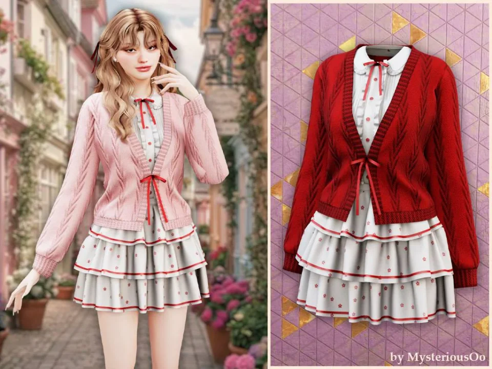 Sweet vintage ribbon outfit