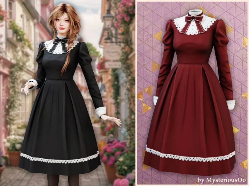 Vintage sweet maid dress