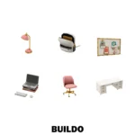 Набор для офиса Light luxury studyroom set