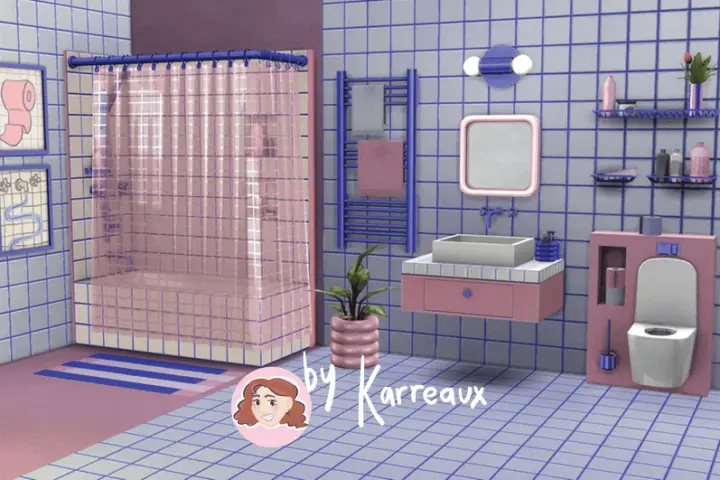 Набор для ванной ColorPop Bathroom Set