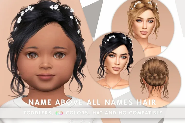 SONYASIMS - NAME ABOVE ALL NAMES HAIR TODDLERS