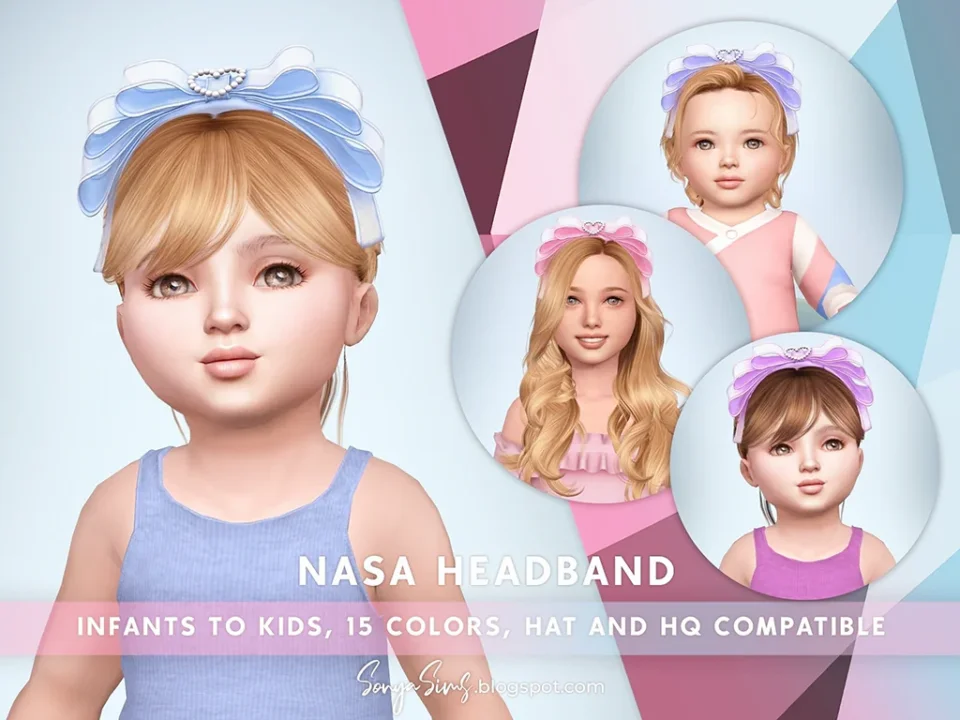 SONYASIMS - NASA HEADBAND FOR TODDLERS, INFANTS AND KIDS