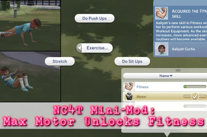 NC4T Mini-Mod: Max Motor Unlocks Fitness