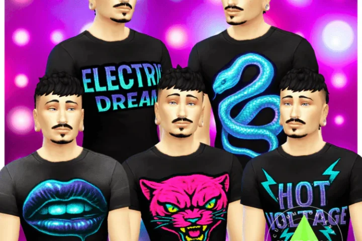 Neon Chaos - Men Shirts