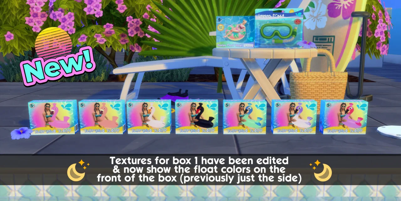 Pool Toys Boxes