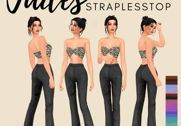 JADES STRAPLESS TOP