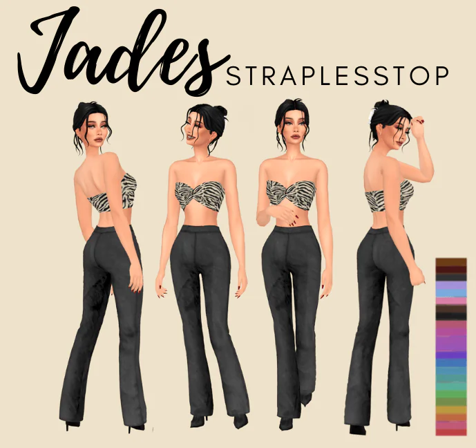 JADES STRAPLESS TOP