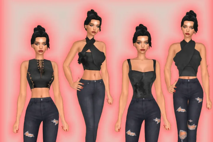 BLACK TOP SET