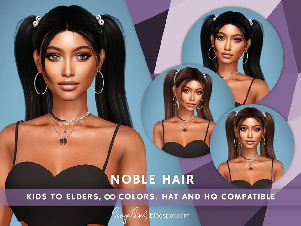 SONYASIMS - NOBLE HAIR (VERSION - A - FRONT STRANDS)