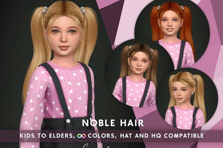 SONYASIMS - NOBLE HAIR KIDS (VERSION - A - FRONT STRANDS)