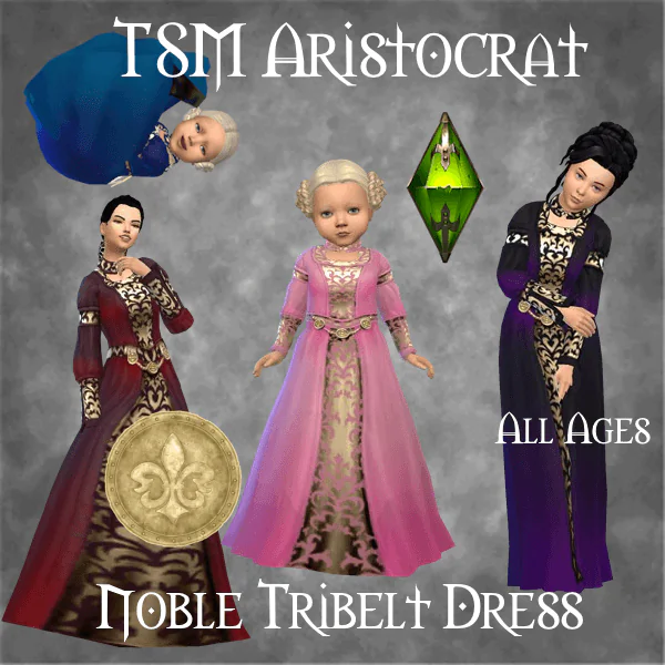 TSM Aristocrat Noble Tribelt Dress for All Ages