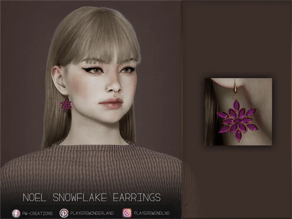 Noel Snowflake Earrings