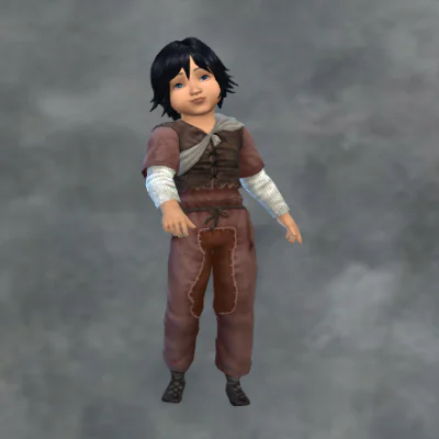 TSM Commoner Nomad Vest Outfit - for All Ages, 2 versions