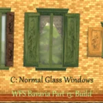 WFS Bavaria Build Set C: Doors & Windows, Normal Glass