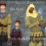 TSM Off Duty Knight Hood Outfit All Ages