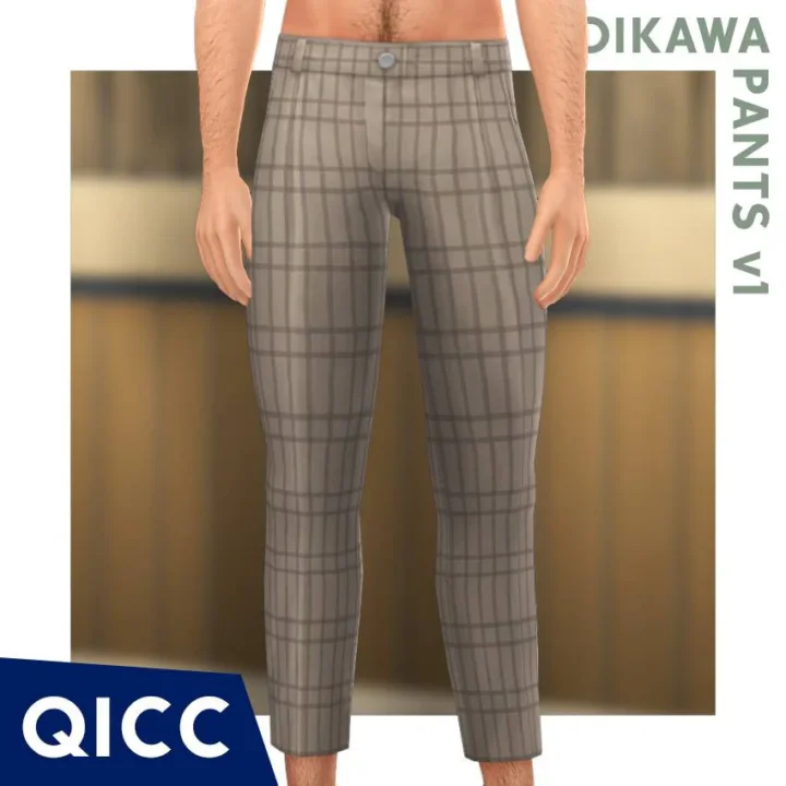 QICC - Checkered Oikawa Pants