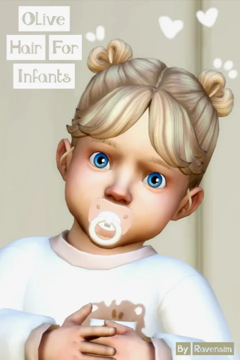 Olive Hair For Infants