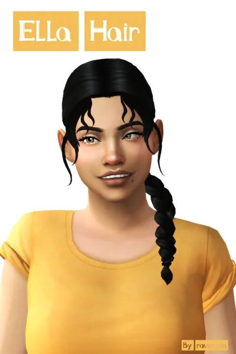 Ella Hair For the Sims