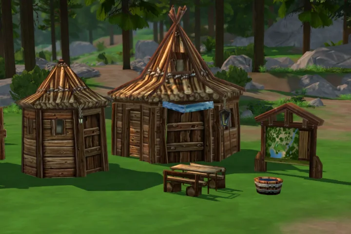 Settlers Outdoor Retreat Default & Non Default Functional Objects