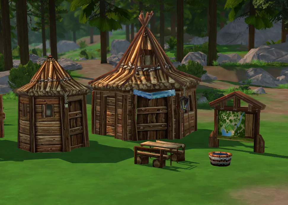 Settlers Outdoor Retreat Default & Non Default Functional Objects