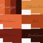 Coolors Custom Palette Wallpapers - Oranges