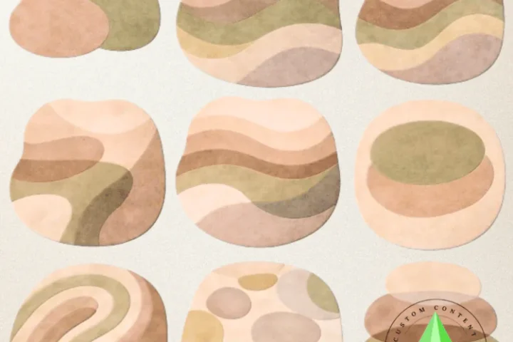 Organic Shape Rugs