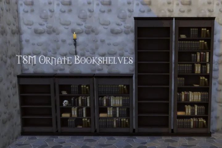 TSM Ornate Bookshelves