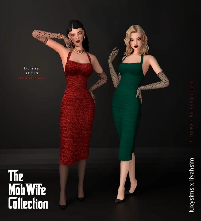 [The Mob Wife Collection] - Donna Dress